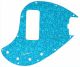 Parchment Flower Pattern Blue