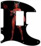 Pin Up Demonesque Black - 8 Hole H Tele