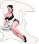 Pin Up Girl 1 White - American Elite Tele
