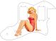 Pin Up Girl 11 White - Vintera '70s Tele Thinline