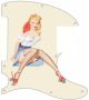 Pin Up Girl 2 Aged White - Avril Lavigne Tele
