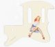 Pin Up Girl 2 Aged White