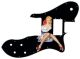 Pin Up Girl 2 Black - Vintera '70s Tele Custom