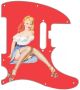 Pin Up Girl 2 Red - American Elite Tele
