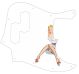 Pin Up Girl 2 White