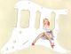 Pin Up Girl 2 White - HSS Shawbucker Elite Strat