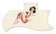 Pin Up Girl 4 Aged White