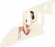 Pin Up Girl 4 Aged White