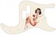 Pin Up Girl 4 Aged White