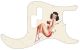Pin Up Girl 4 Aged White