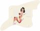 Pin Up Girl 4 Aged White