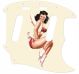 Pin Up Girl 4 Aged White