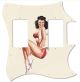 Pin Up Girl 4 Aged White