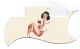 Pin Up Girl 4 Aged White