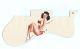 Pin Up Girl 4 Aged White