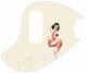 Pin Up Girl 4 Aged White