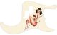 Pin Up Girl 4 Aged White