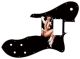 Pin Up Girl 4 Black - '72 ReIssue Custom Tele