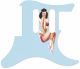 Pin Up Girl 4 Blue