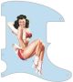 Pin Up Girl 4 Blue
