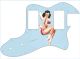 Pin Up Girl 4 Blue