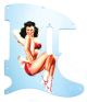 Pin Up Girl 4 Blue