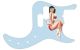 Pin Up Girl 4 Blue