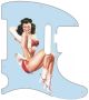Pin Up Girl 4 Blue - American Elite Tele