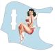 Pin Up Girl 4 Blue