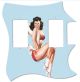 Pin Up Girl 4 Blue