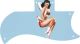 Pin Up Girl 4 Blue
