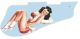 Pin Up Girl 4 Blue
