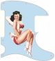 Pin Up Girl 4 Blue - Avril Lavigne Tele