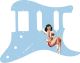 Pin Up Girl 4 Blue
