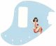 Pin Up Girl 4 Blue