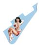 Pin Up Girl 4 Blue
