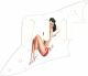 Pin Up Girl 4 White