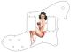 Pin Up Girl 4 White - '72 ReIssue Deluxe Tele