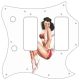 Pin Up Girl 4 White