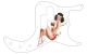Pin Up Girl 4 White