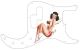 Pin Up Girl 4 White