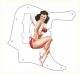Pin Up Girl 4 White