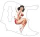 Pin Up Girl 4 White