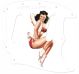 Pin Up Girl 4 White
