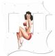 Pin Up Girl 4 White