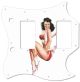 Pin Up Girl 4 White