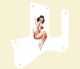 Pin Up Girl 4 White