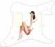 Pin Up Girl 4 White