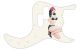 Pin Up Girl 5 Aged White