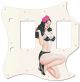 Pin Up Girl 5 Aged White
